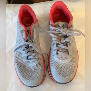 Women’s Gray and Pink Athletic Sneakers